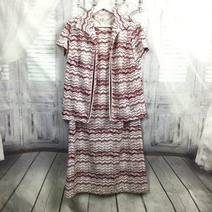 Vintage Sleeveless Shift Dress and Matching Cardigan